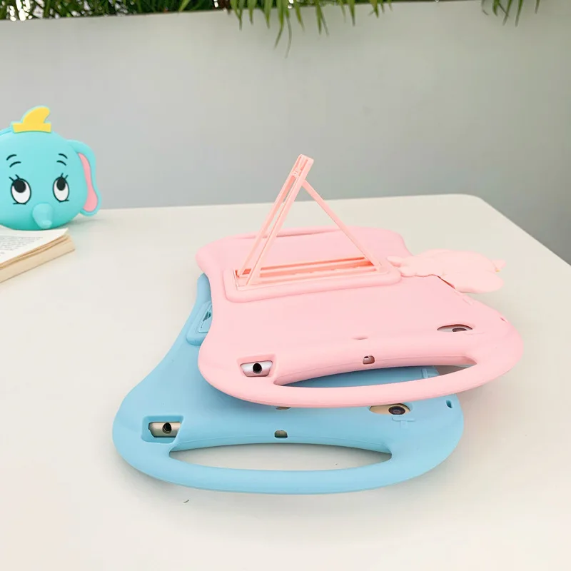 

New Disney Dumbo Cute Case for ipad air 4 air 2 ipad pro 11 12.9 Tablet Stand Kid Protection Shell Fundas for ipad 6th 7th 8th