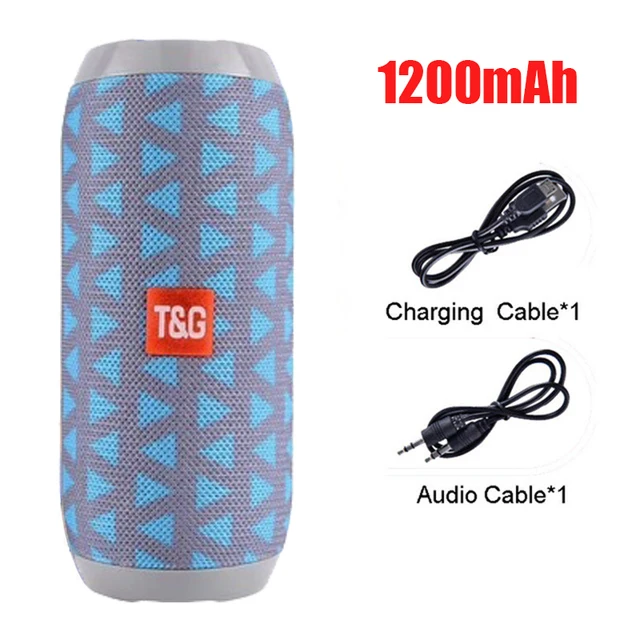 Портативная беспроводная акустическая 3D стерео музыка USB Bluetooth совместимая