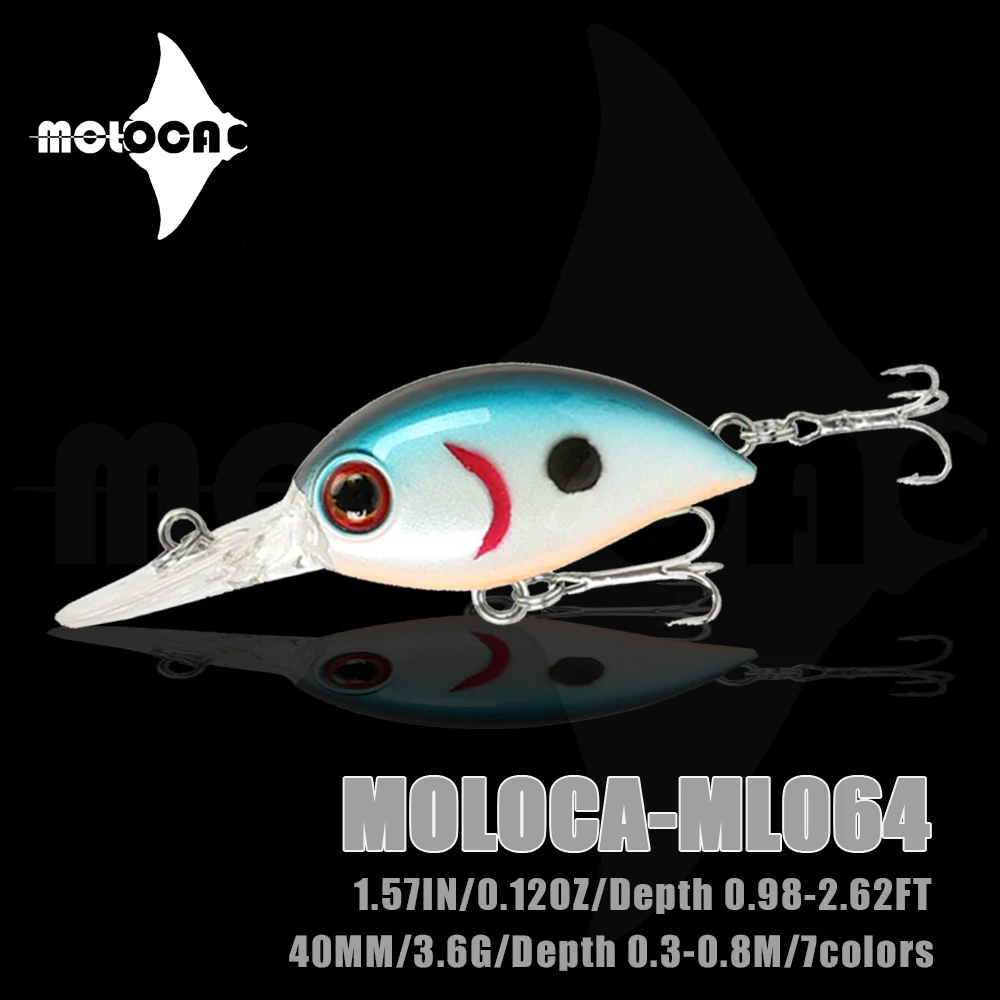 

Fishing Lure Crankbait Weights 3.6g 40mm Floating 0.3-0.8m Wobblers Pesca Accesorios For Black Minnow Fish Tackle Angeln Leurre