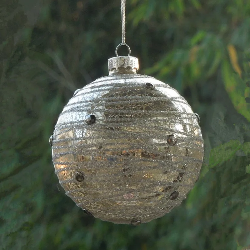 

12 шт./упак. диаметр = 10 см Подвеска в виде стеклянного шара школьное окно свадебное украшение Рождественская елка декоративное стекло