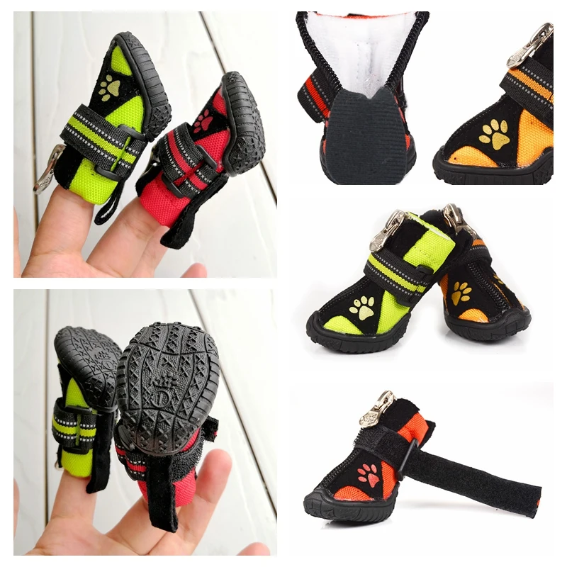 Водонепроницаемые ботинки для маленьких и больших собак золотистого ретривера