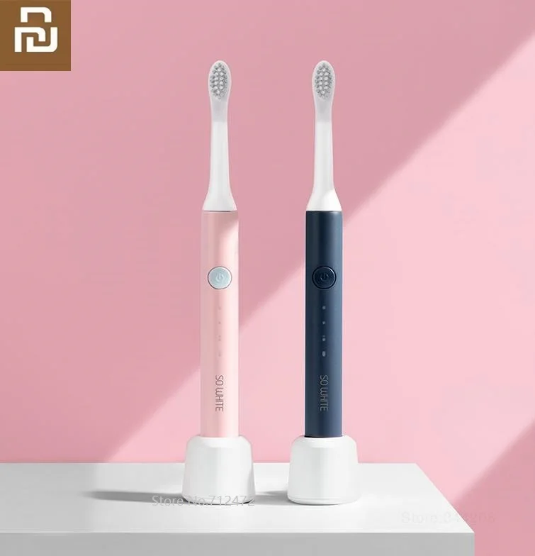 

Youpin SO WHITE Sonic Electric Toothbrush Deep cleaning DuPont bristles Inductive charging Ultrasonic Automatic Waterproof