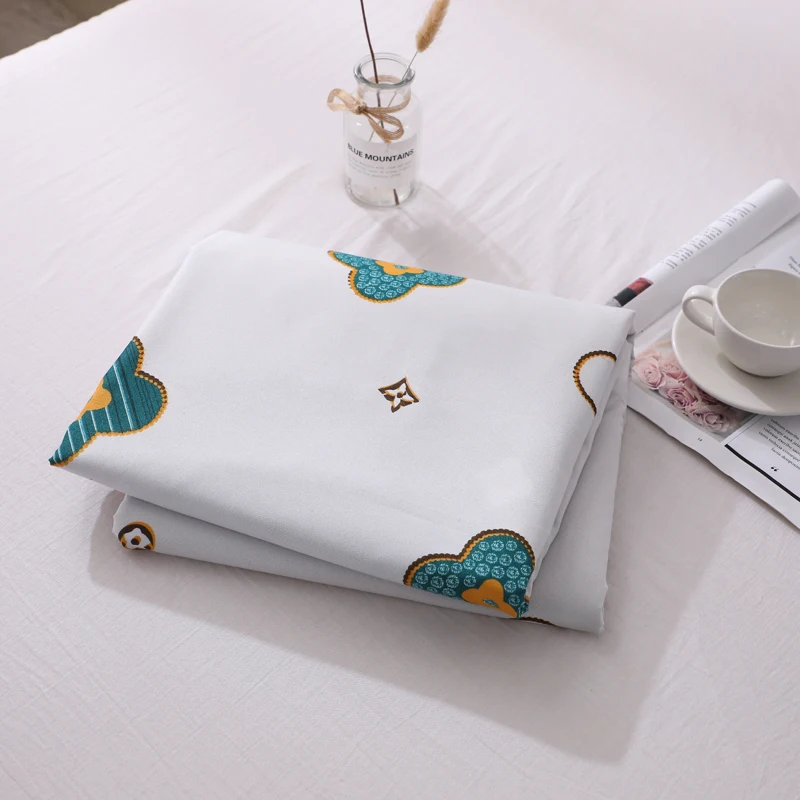 

Cartoon white Duvet Cover Single fashion comfortable for kids boy girls lovely one piece soft Quilt Cover flowers bedclothes