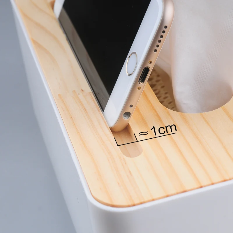 

Home Kitchen Wooden Plastic Tissue Box Solid Wood Napkin Holder Case Simple Stylish car box tissue holders tissue holder