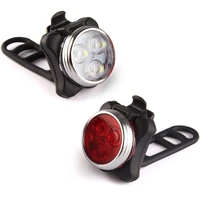 bike light bicycle 4 speed mode led taillight rear tail safety warning cycling light usb rechargeable style bike accessories