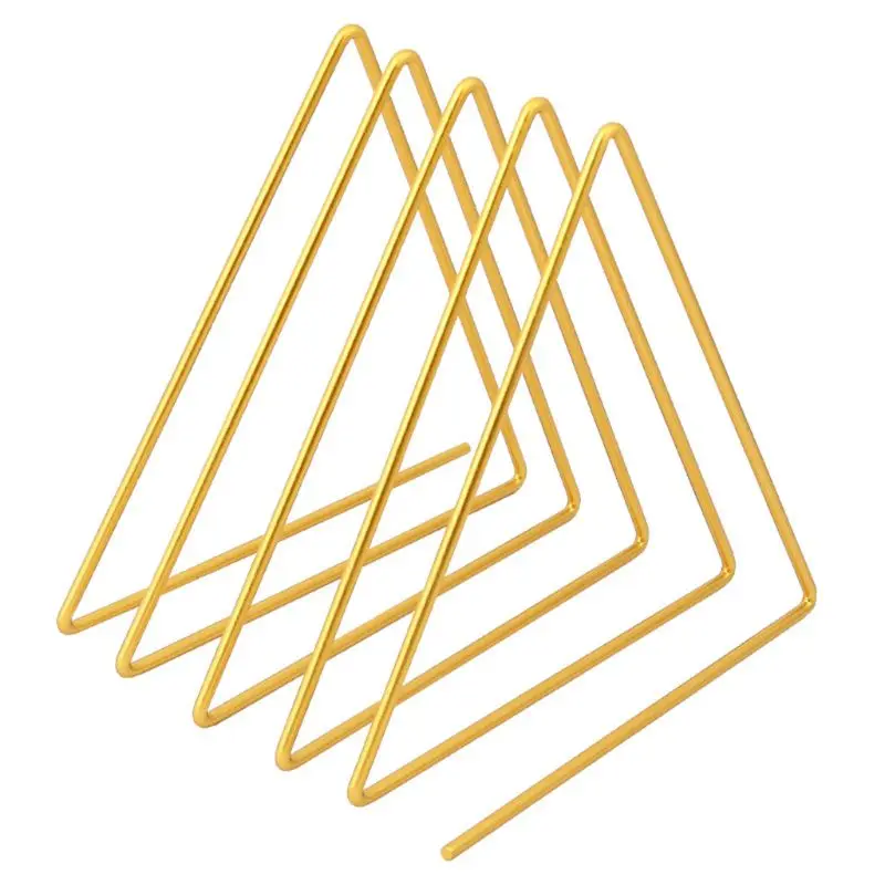 

Nordic Triangle Shape Simple Book Support Stand Desktop Storage Rack Shelf Home Decor Magazine Holder H9EB