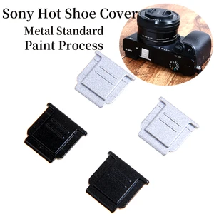 sony micro single a7s3 a7r iv a7iii a7c a7m3 camera protective cover a6600 a6500 a6400 a6300 a6100 a6000 metal hot shoe cover free global shipping