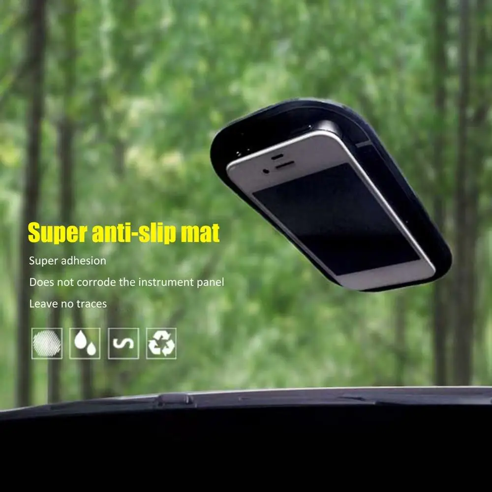 1 шт. липкий коврик для приборной панели автомобиля 13 8x7 8 см|Нескользящий коврик| |