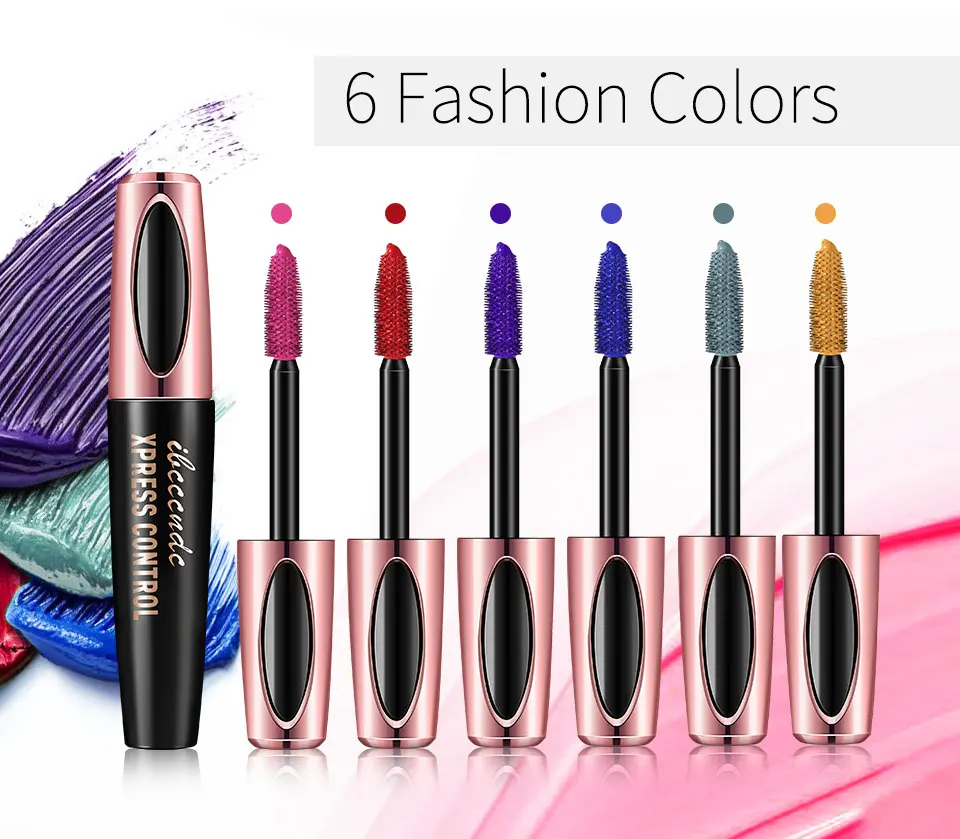 Новинка 4D шелковая тушь для ресниц водостойкая Удлиняющая ресницы наращивания