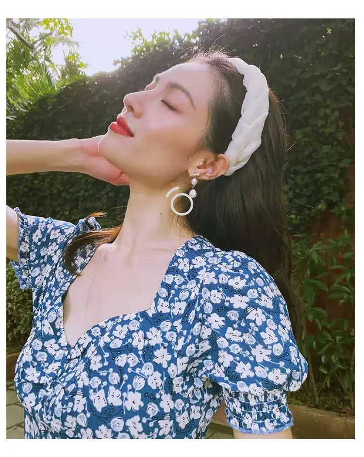 

Star small Nanyou high end women's 2021 new spring French floral dress summer skirt