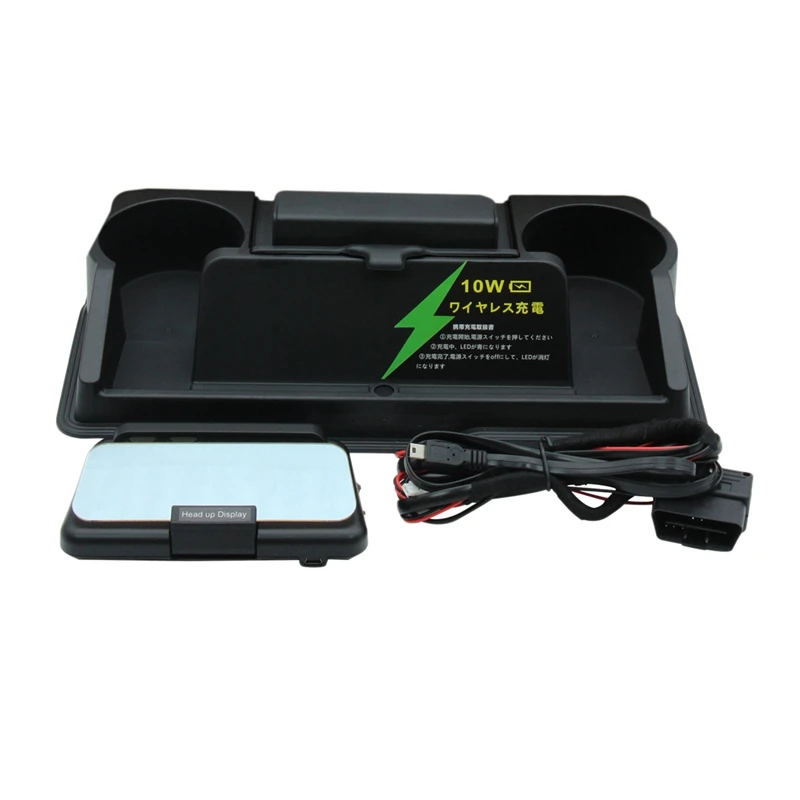 

for Suzuki Jimny 2019 2020 JB64 JB74 Wireless Charger Center Console Storage Box and Head-Up Display