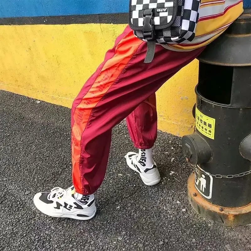 Мужские тренировочные брюки джоггеры с боковыми полосками 2020 шаровары Мужская