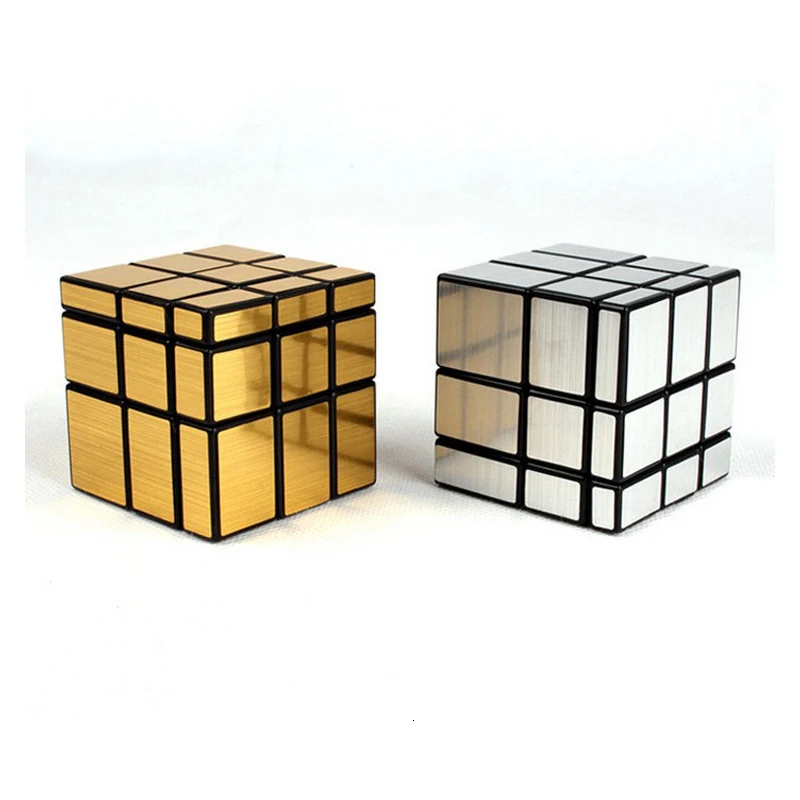 Neo Magic Mirror Cube 3x3x3 золотые и серебряные профессиональные кубики скорости пазлы