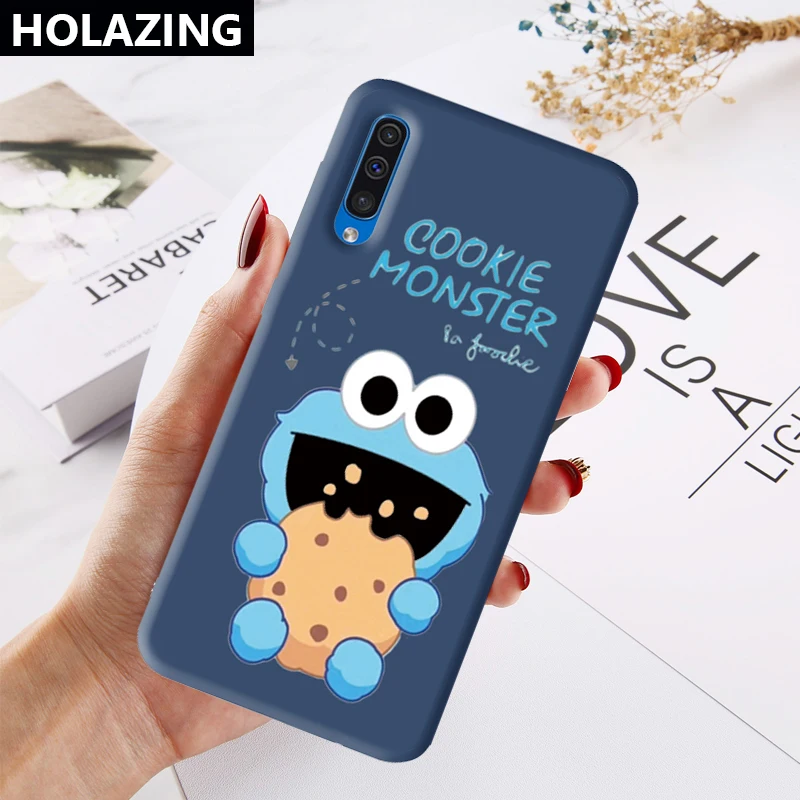 Цветной силиконовый чехол для Samsung Galaxy A10 A20 A20S A50S A30 A30S A10S A70 M30 мультяшный с