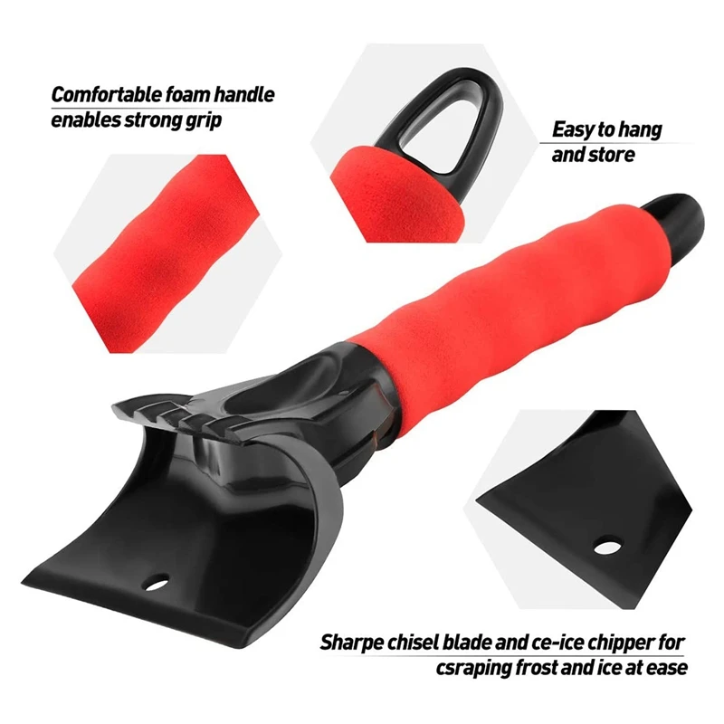 Варежка для скребка льда варежка снега на ветровом стекле с водонепроницаемой