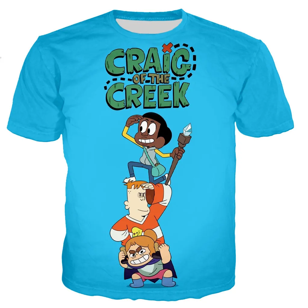 

Craig of the Creek men/women New fashion cool 3D printed t-shirts casual style tshirt streetwear tops dropshipping