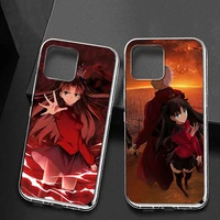 tohsaka rin phone case for iphone 11 pro max case iphone 11 12 pro xs max mini 8 7 6 6s plus x se 2020 xr phone case