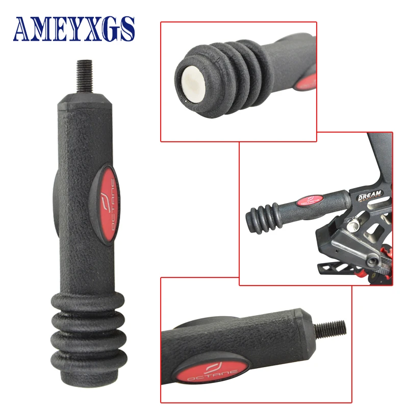 

1pc 5inch Archery Bow Stabilizer Rubber Damper Reduce Vibration Shock Absorber For Compound Bow Hunting Shooting Accessories
