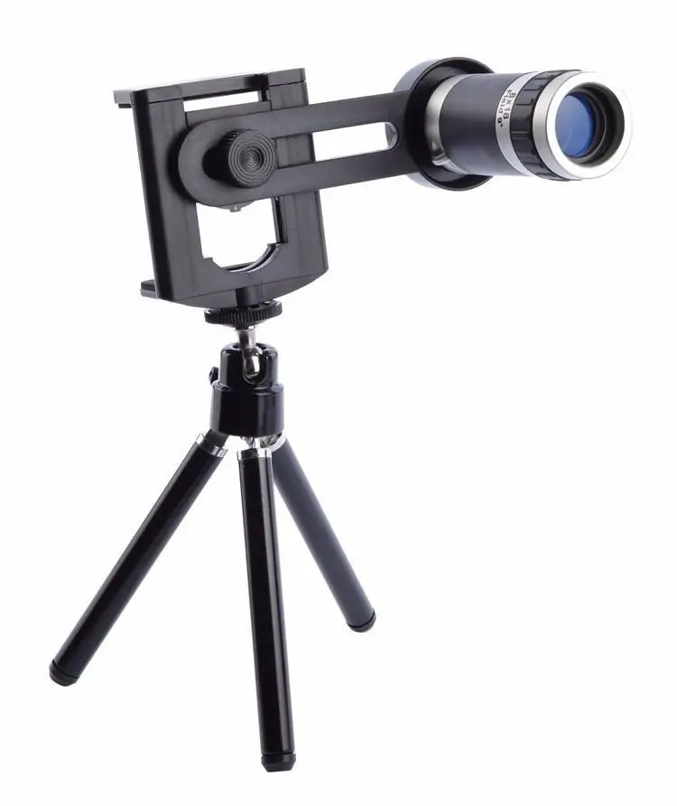 

Universal Kit Phone Camera 8X Lens Zoom Telephoto Lenses Telescope with Clip Mobile Tripod Phone Holder for Cell Phone r20