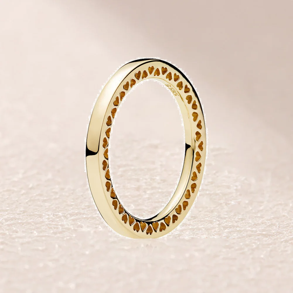 

156238 14CT GOLD CLASSIC HEARTS OF RING