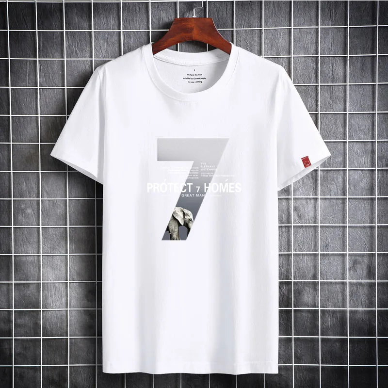 

O-neck Men's T-shirt Cotton Streetwear Print Men Women Casual T-shirt Male Tees Tops Oversized T Shirt M - 5XL