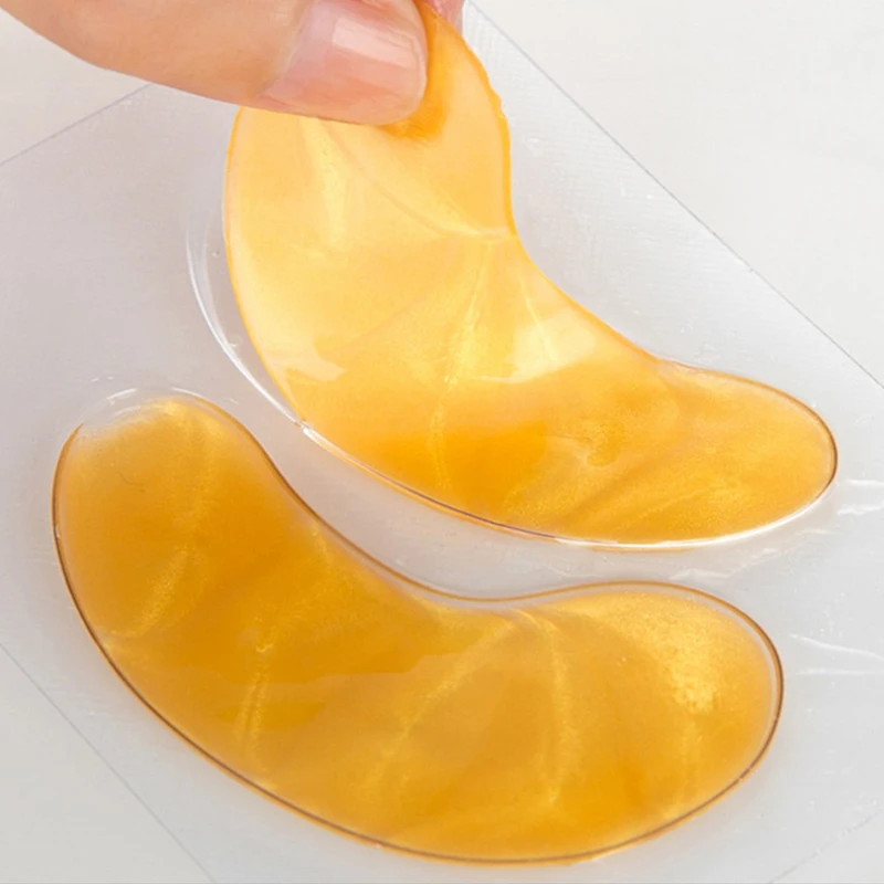 

10Pcs Crystal Collagen Gold Eye Mask Anti-Aging Dark Circles Acne Beauty Patches For Eye Skin Care Korean Cosmetics