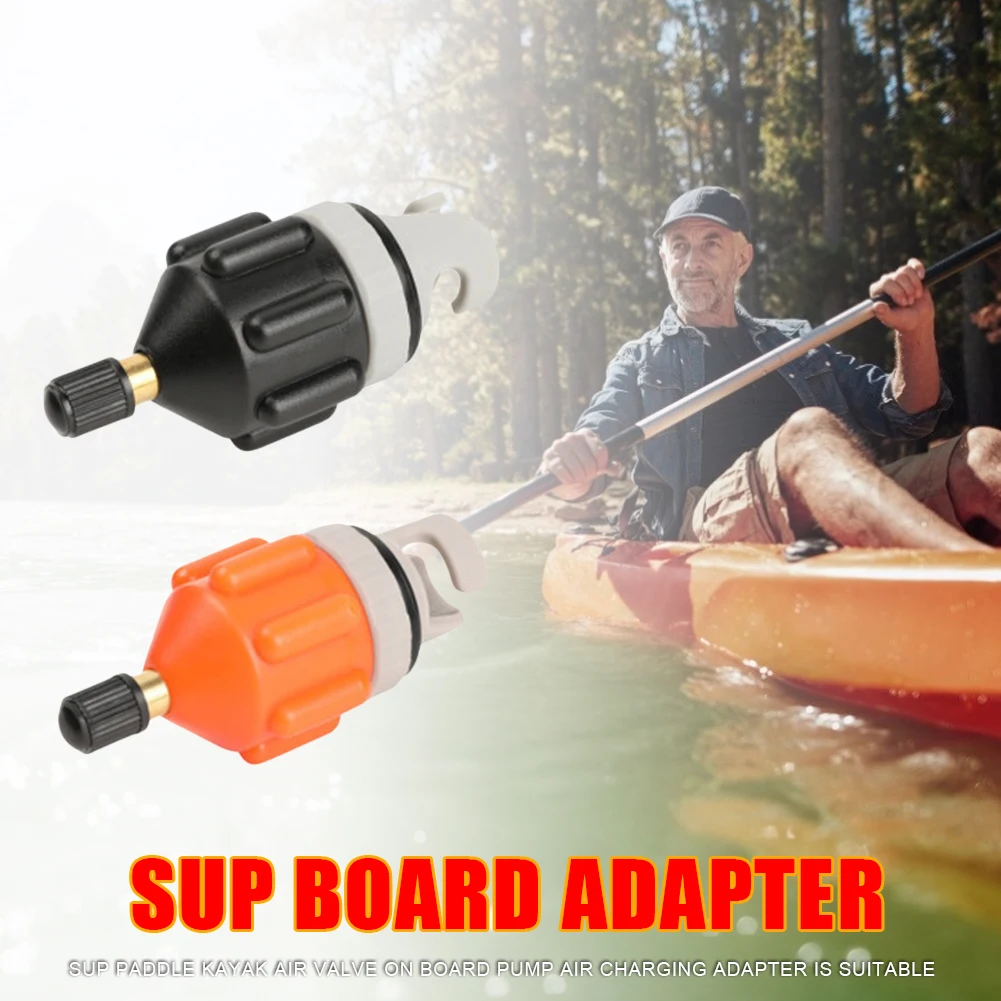 

Durable Kayak Air Valve Adapter Wear-resistant Rowing Boat Air Valve Adaptor Nylon Kayak Inflatable Pump Adapter For SUP Board