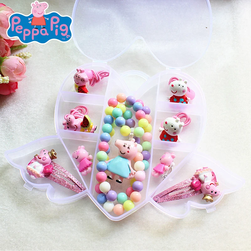 Новинка модные детские аксессуары для волос милые заколки с изображением Свинки