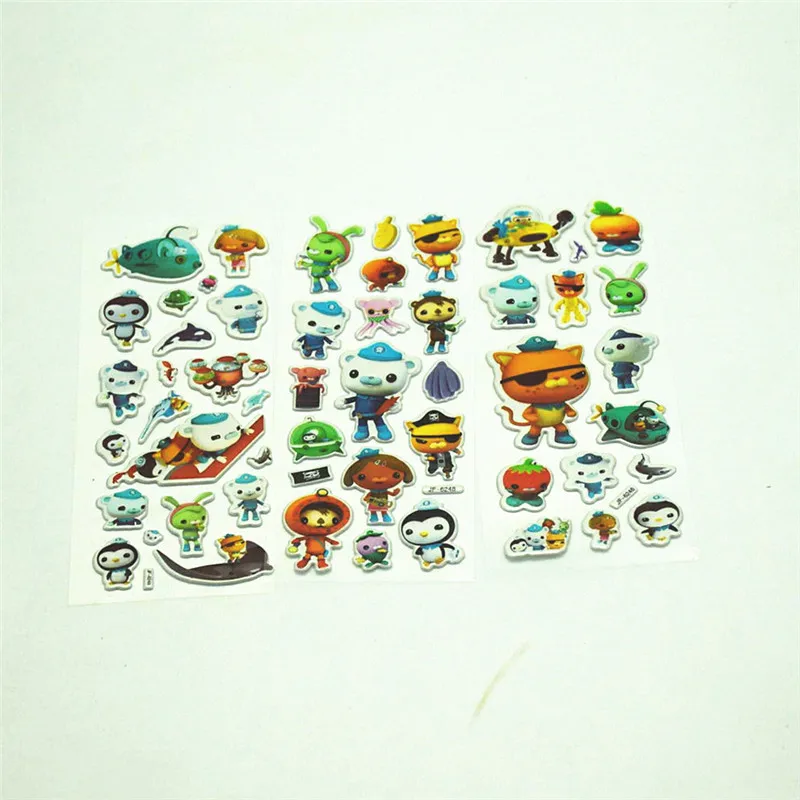 Октонавты мультфильм для детского сада награда стикер 10 листов/лот Дети Мальчики