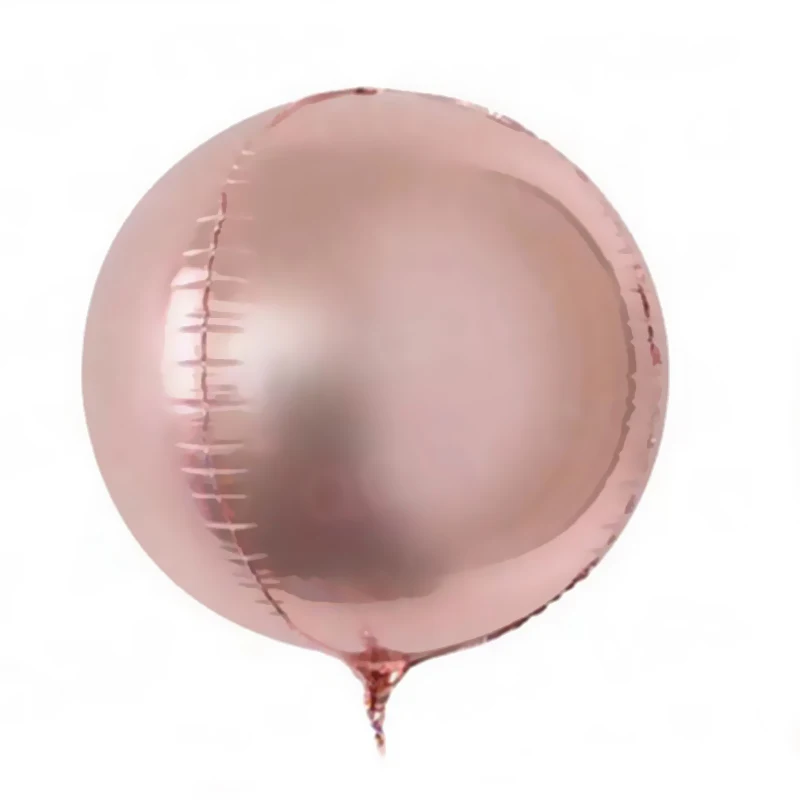22/32 дюймов: золотой серебристый розовый Цвет: золотистый 4D круглые воздушные шары