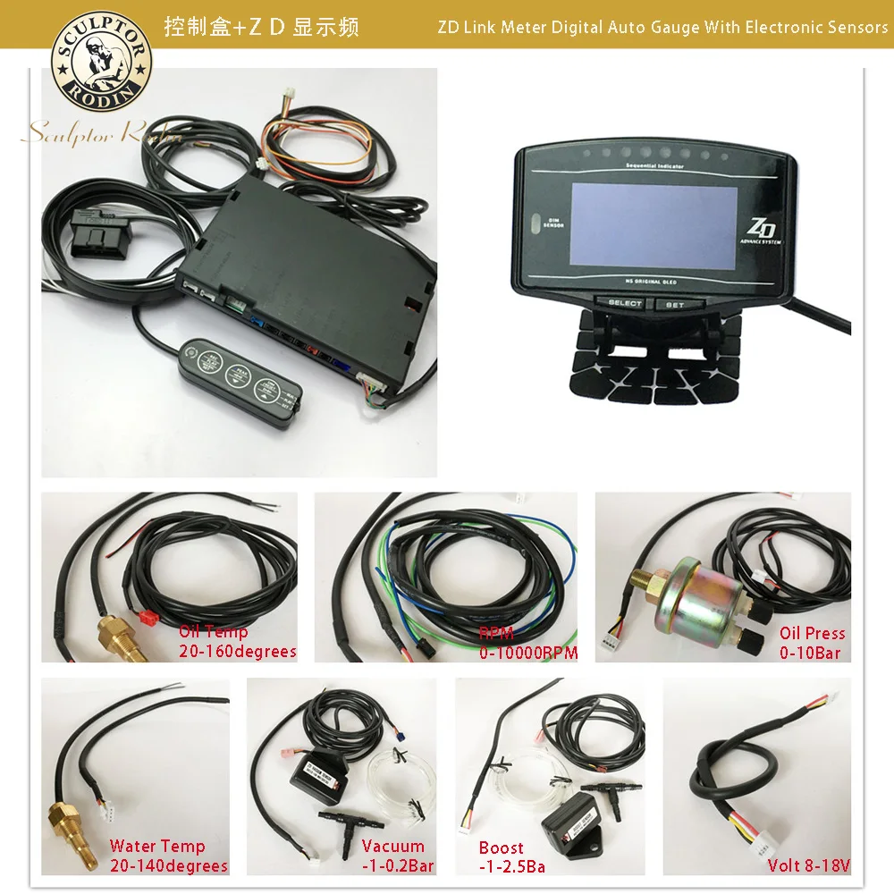 Advance A1 60 мм Датчик температуры воды датчик масла турбонаддув Ext давления OBD |