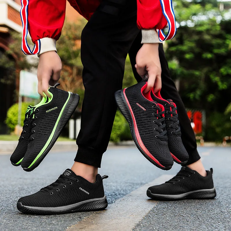 

2021 Hot Sale Summer Men Mesh Shoes Comfortable Breathable Black Men Sneakers Casual Plus Size 47 Unisex Cheap Shoes Lightweight