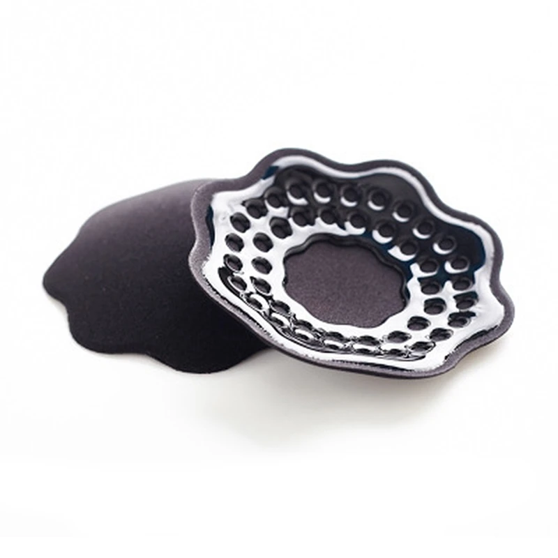 

2pcs Breast Petals Reusable Nipple Cover Invisible Nipple Stickers Adhesive Breast Lift Up Tape Bra Pad Breathable Nipple Cover