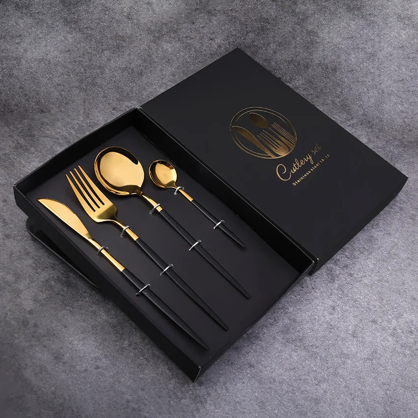 

Stainless Steel Simple Eco Friendly Cutlery Set Portable Metal Modern Design Elegant Life Gift Cuberteria Home Decoration Ec50cj