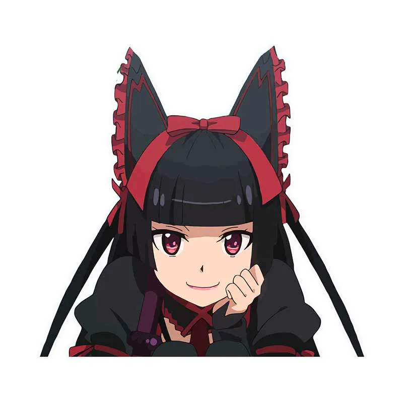 

Rory Mercury Cartoon Colorful Car Stickers and Decorative Waterproof Decoration for Bumper Laptop Truck Motorcycle KK13*11cm