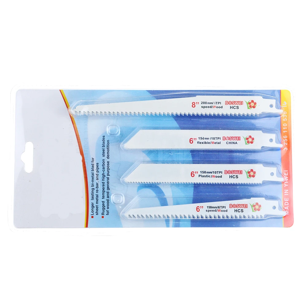 Набор лезвий для сабельной пилы комплект из 10 резцов резки дерева и металла |