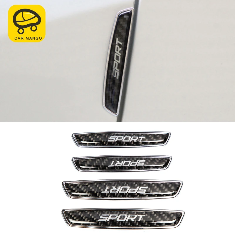 

CarManGo для Mercedes Benz GLE ML GL GLS, защита от царапин на дверь автомобиля, искусственная защита, эмблема