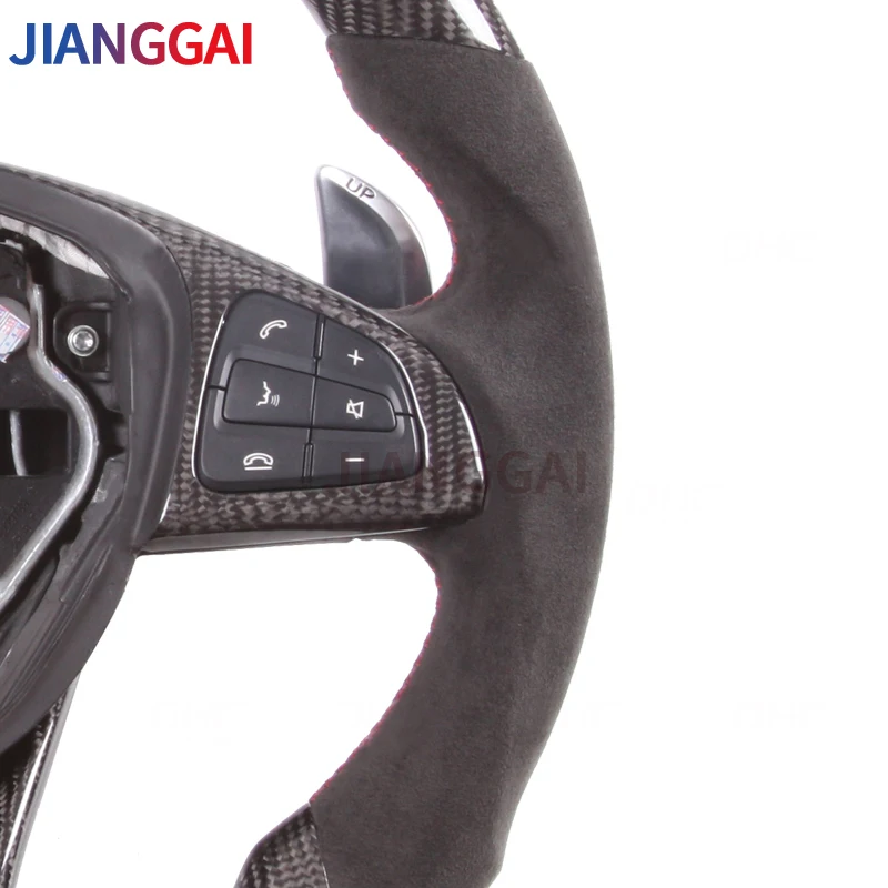 Светодиодный руль из углеродного волокна и замши подходит для Mercedes Benz C63|Рулевые