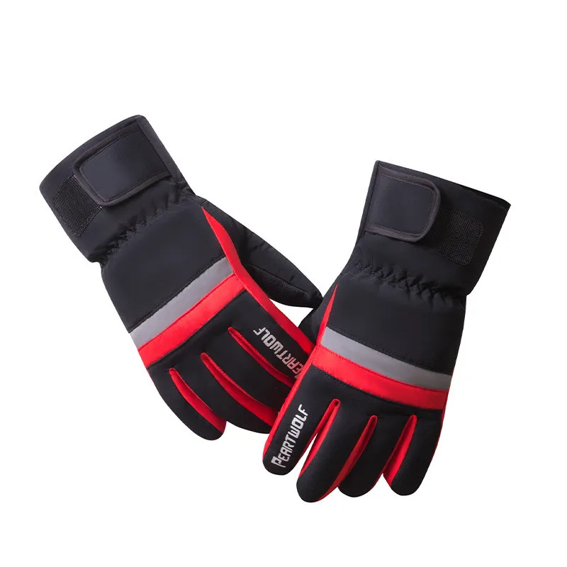 

Unisex Winter Gloves Waterproof,Wind And Warm Outdoor Sports Riding Plus Velvet Thick Touch Screen Ski Mountaineering Gloves