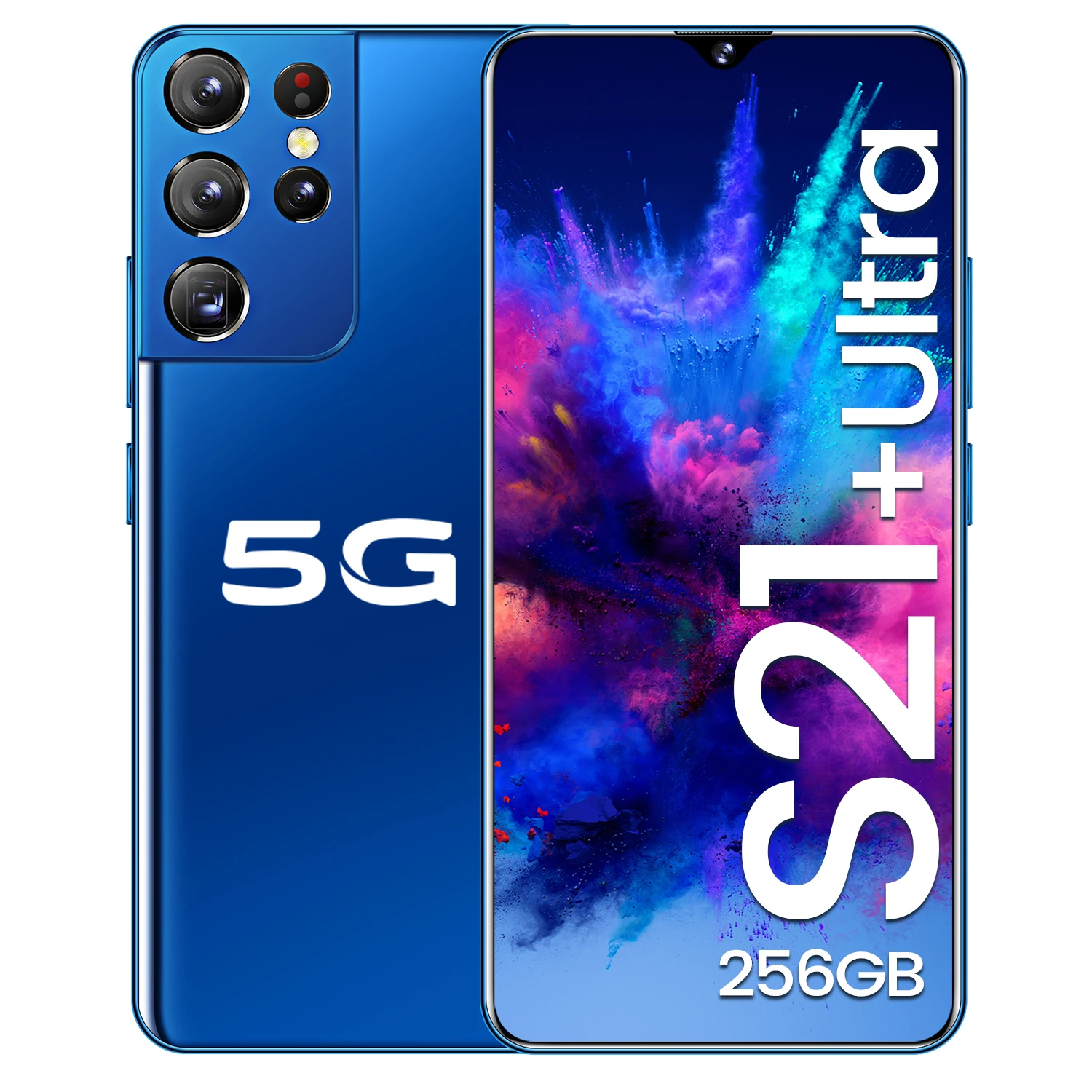 

Global Version S21+Ultra 8GB+256GB 6.7 Inch 6800mAh Dual SIM Fingerprint ID Smart Phone Global Version 10 Core 6800mAh Cellphone