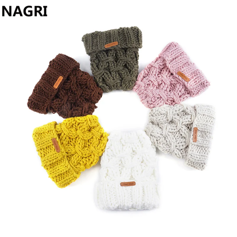 Женская Вязаная Шапка бини мягкая теплая грубая шапка в Корейском стиле Осень