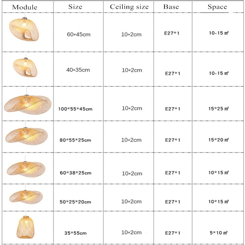 Китайский стиль ручной работы бамбуковая лампа подвесной светильник Плетеный
