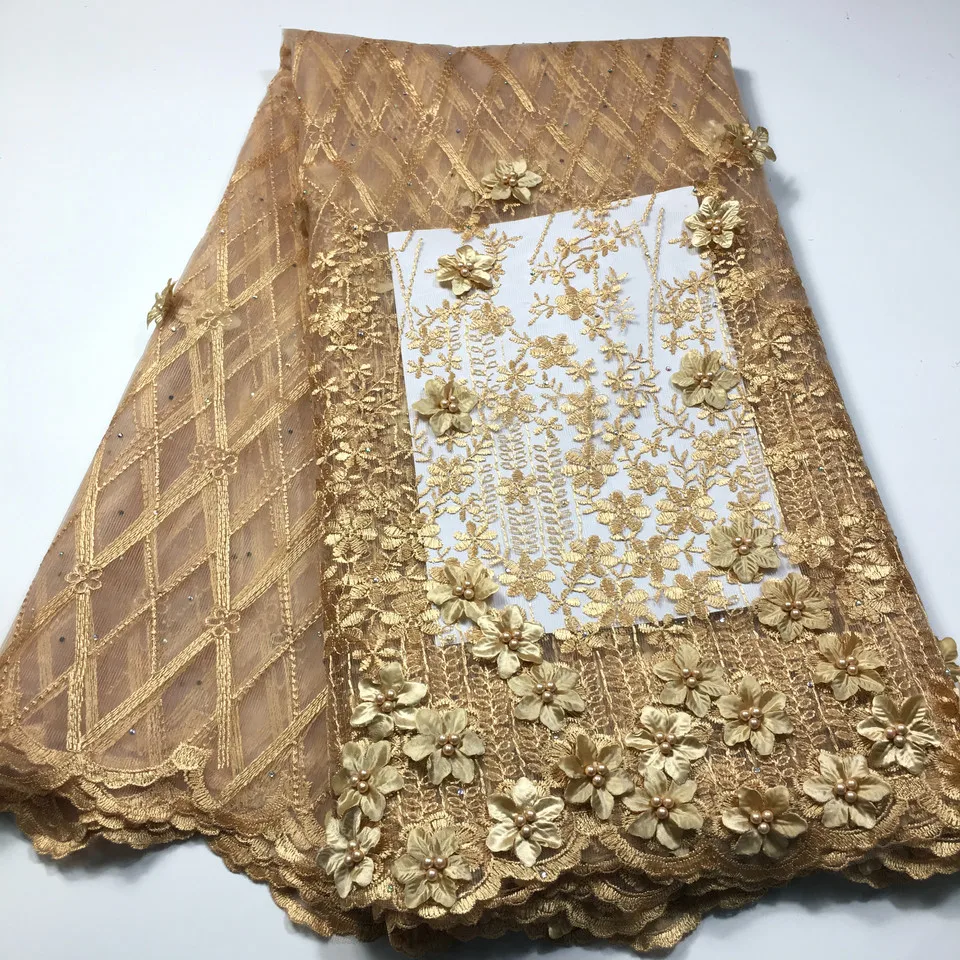 Африканская кружевная ткань 2021 высокое качество кружева Ткань 5 ярдов Нигерия