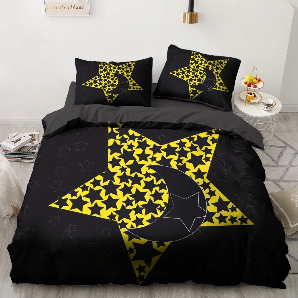 

Bohemian Comforther Covers Custom Design White Quilt Cover Sets Pillow Cases 200*230cm Full Twin Double Size 3D Drum Bedding Set