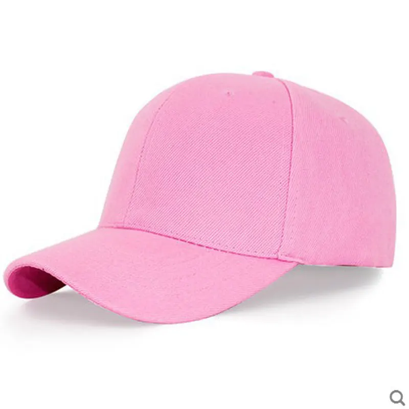 Простая бейсболка для мужчин и женщин Регулируемая шляпа с изогнутым козырьком