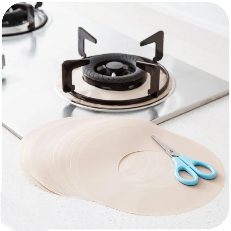 Домашний многоразовый печь из нержавеющей стали газовая плита защита горелок