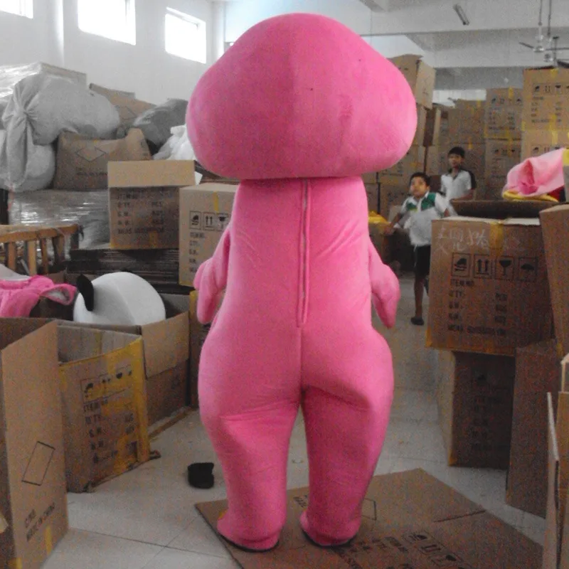 Мультяшный Динозавр талисман костюм пушистые костюмы Косплей Вечеринка платье