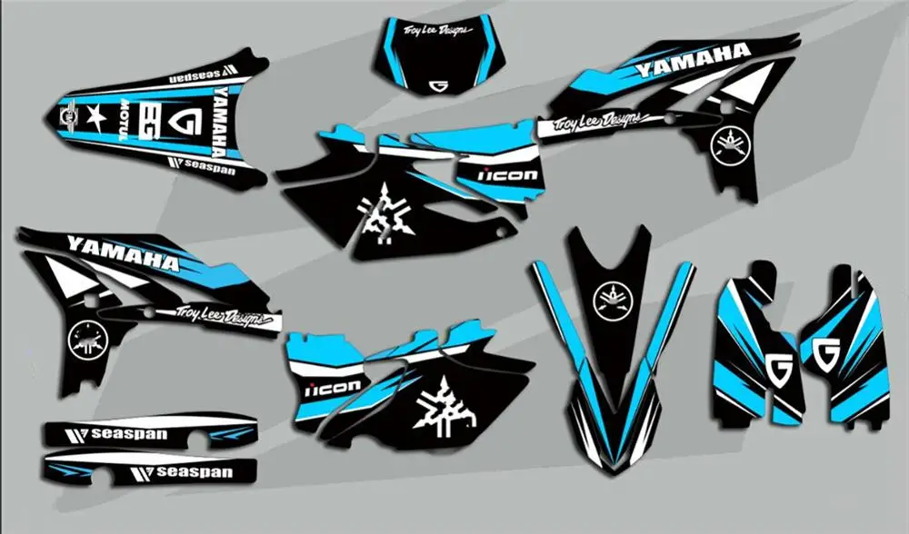 Графический фон Наклейка для Yamaha WR450F WRF450 WR 450F WRF 450 2012 2013 аксессуары для мотоциклов Запчасти