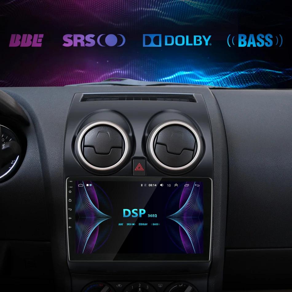 Jansite " R9 Android Автомагнитола для Nissan Qashqai 2006-2013 RDS DSP плеер сенсорный экран 2G+ 3 2G мультимедийные плееры с рамкой