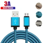 Кабель USB Type-C для Samsung Galaxy S9, Huawei Mate 20, Xiaomi, 2 м, оригинал, мобильный телефон, быстрая зарядка
